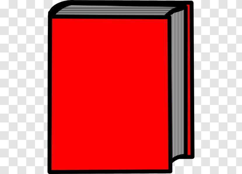 Book Hardcover Paperback Clip Art - Red - Closed Cliparts Transparent PNG