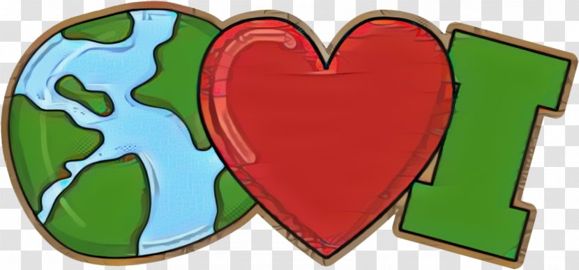 Love Background Heart - Green Transparent PNG