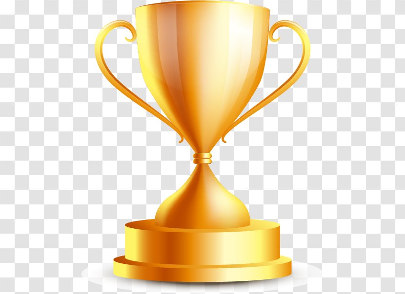 Gold Medal Trophy Champion - Coffee Cup Transparent PNG