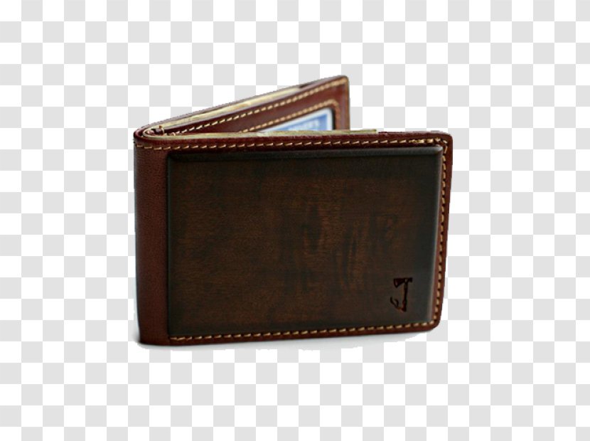 Wallet Leather Man Gift Clothing Accessories - Holiday - Walnut Wood Transparent PNG