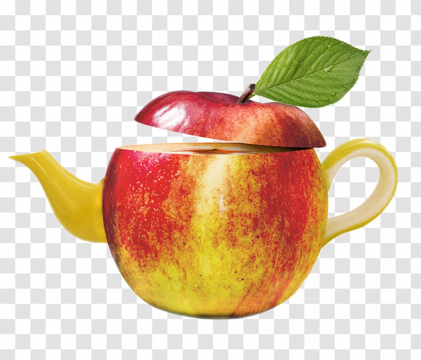 Apple Teapot Photography - Creativity - Apples Transparent PNG