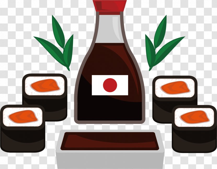 Sushi Japanese Cuisine Sashimi Asian - Royaltyfree - Cartoon Cooking Vector Transparent PNG