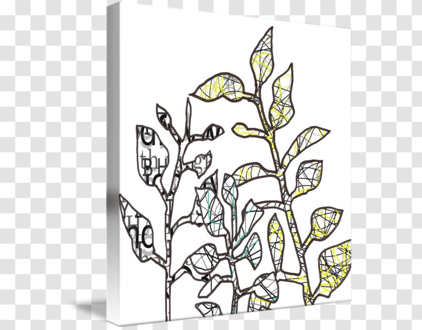 Floral Design Art Gallery Wrap - Botanical Drawing Transparent PNG