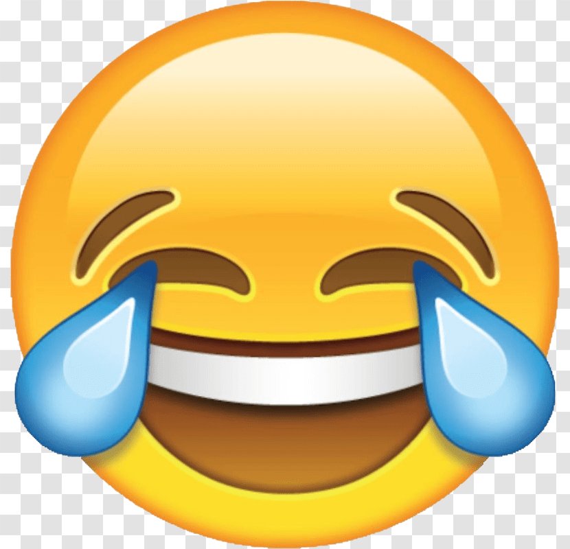 Face With Tears Of Joy Emoji Laughter World Day Emoticon - Apple Color - Movie Crying Laughing Dank Memes Transparent PNG