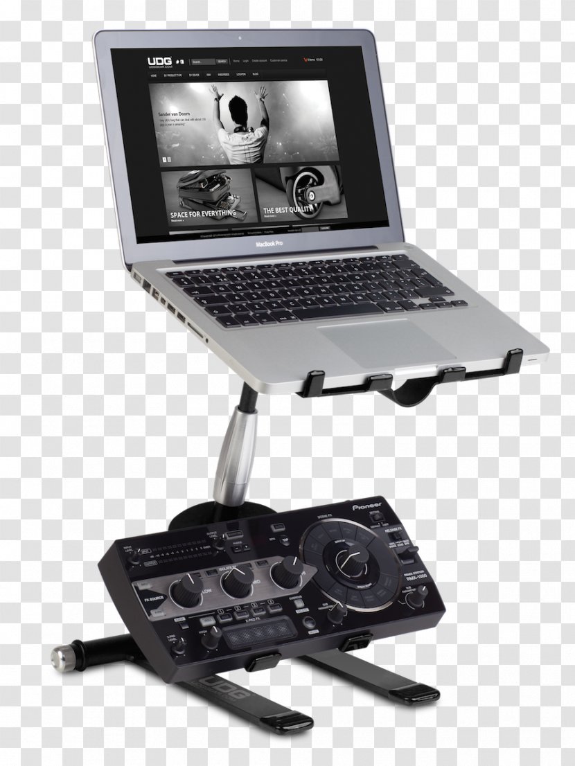 Laptop Disc Jockey Controller CDJ Portable Computer - Watercolor Transparent PNG