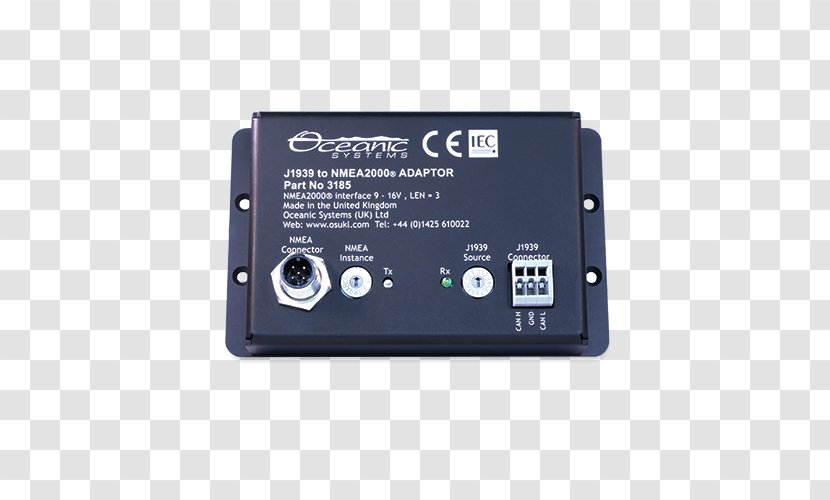 SAE J1939 Battery Charger NMEA 2000 AC Adapter Information - Engine Transparent PNG
