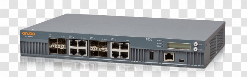 Wireless Access Points Small Form-factor Pluggable Transceiver Aruba Networks Power Over Ethernet Controller - Computer Transparent PNG