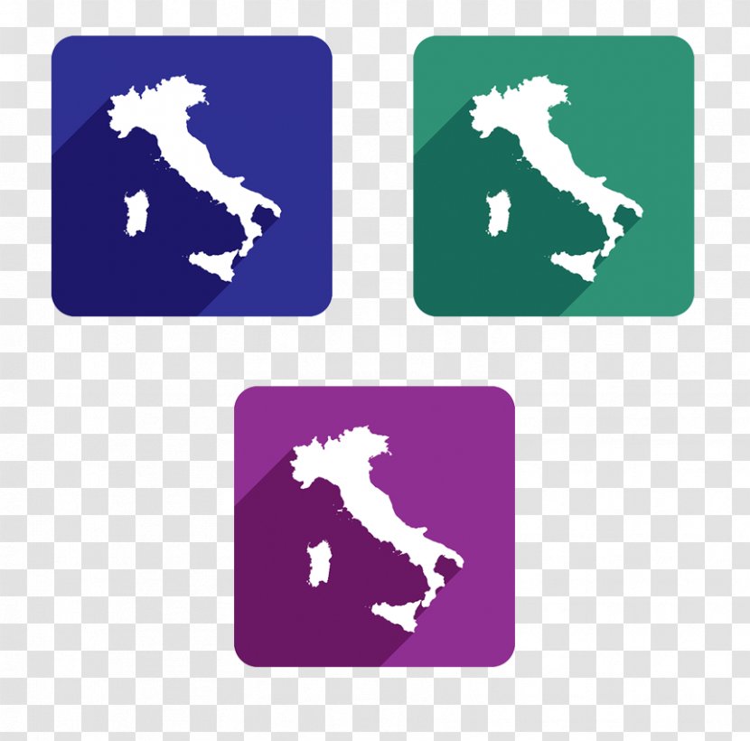 Italy Italian Cuisine Flat Design - Application Software - Map Icon Transparent PNG