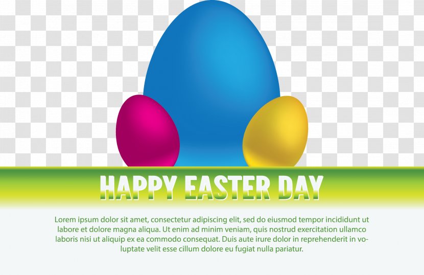 Easter Bunny Egg Logo - Calligraphy - Vector Illustration Happy Transparent PNG