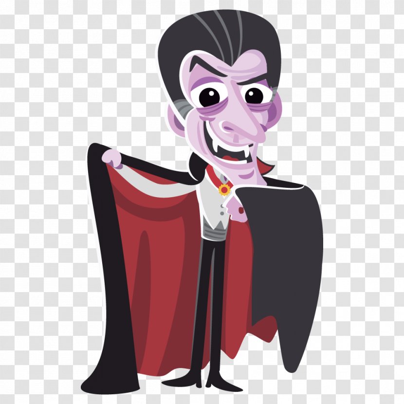 Count Dracula Vampire Clip Art - Gentleman - Outline Cliparts Transparent PNG