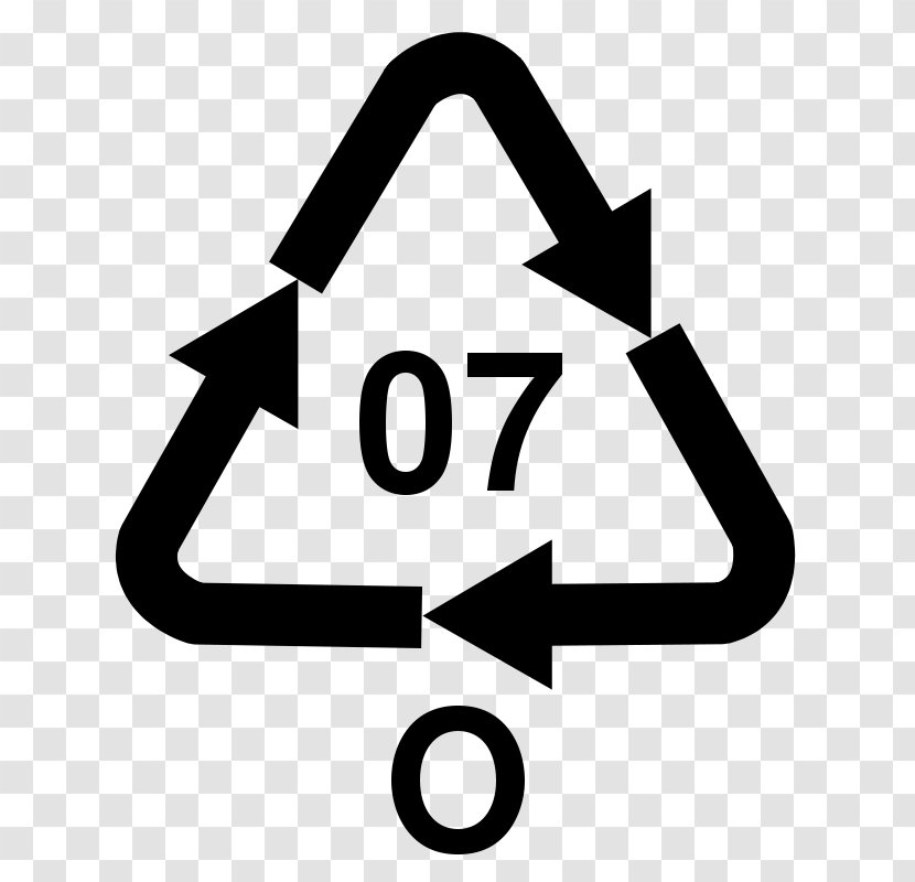 Paper Recycling Symbol Codes Plastic - Logo - Recycle Transparent PNG