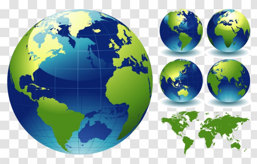Globe World Map Earth Vector Graphics Transparent PNG