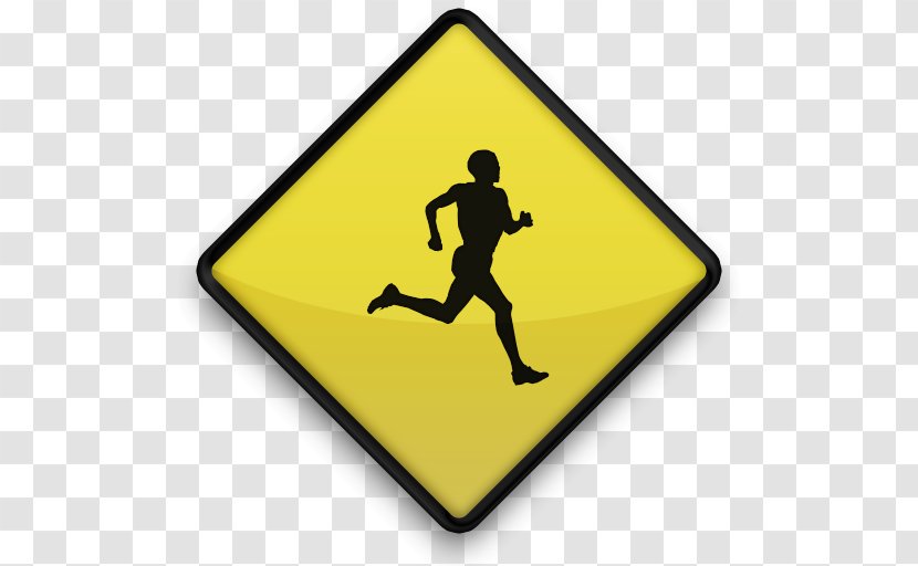 Running 5K Run Mccombs Middle School Gait Clip Art - Yellow - Signage Transparent PNG