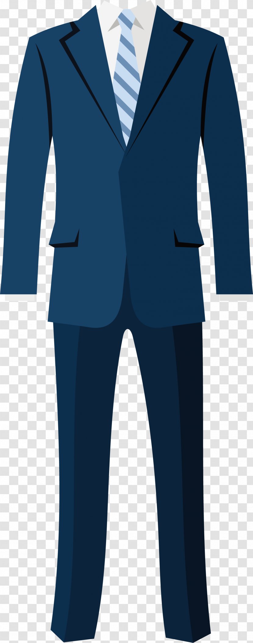Tuxedo Suit Jacket Blazer Clothing - Top - Vector Cartoon Transparent PNG