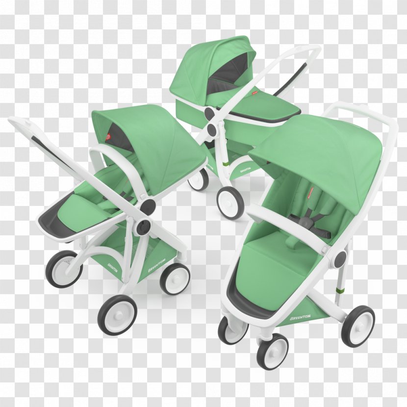 Baby Transport Diaper Mamas & Papas Infant White - Dune Buggy - Mint Green Transparent PNG