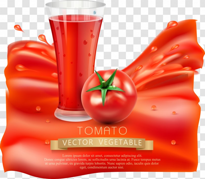 Tomato Juice Soup - Puree - Vector Transparent PNG