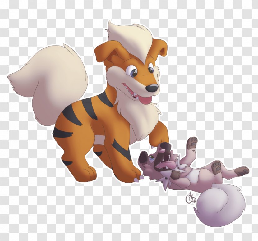 Puppy Growlithe Pokémon GO Dog - Vulpix - Shark Bed Transparent PNG