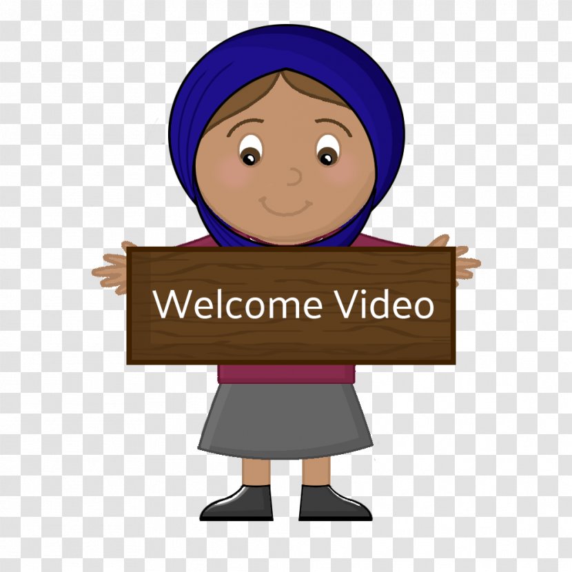 Cartoon School Clip Art - Purple - Welcome Transparent PNG