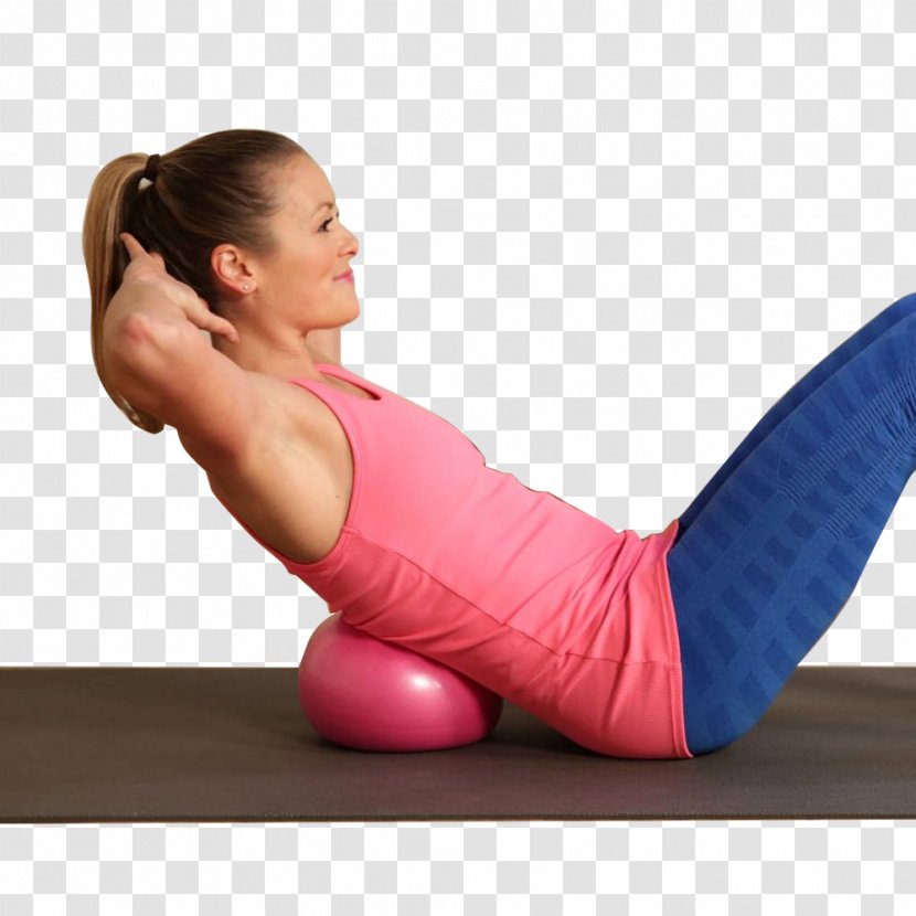 Exercise Balls Pilates Shoulder Crunch - Watercolor - Yoga Ball Transparent PNG