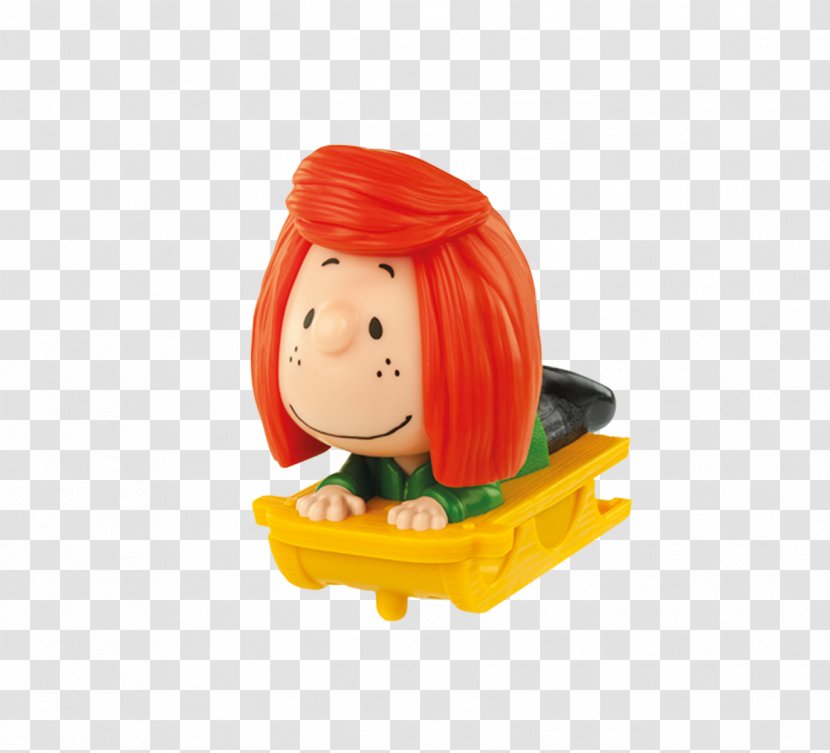 Snoopy Happy Meal Charlie Brown Peppermint Patty McDonald's - Orange - Patties Transparent PNG