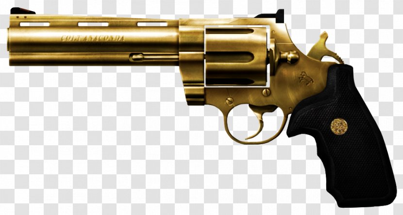 Combat Arms Pistol Weapon Gold - Imi Desert Eagle Transparent PNG