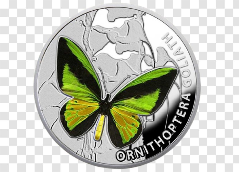 Butterfly Silver Coin Niue Dollar Australian One - Moths And Butterflies Transparent PNG