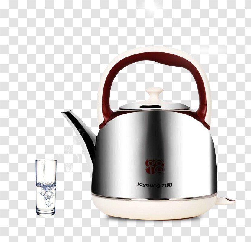 Kettle Teapot Midea Electricity Home Appliance - Tableware - Fine Transparent PNG