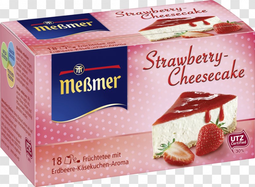 Earl Grey Tea Cheesecake Iced Meßmer - Caffeine - Strawberry Transparent PNG