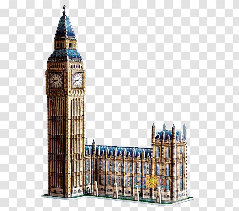 Middle Ages Facade Building Clock Tower Medieval Architecture - Big Ben Transparent PNG