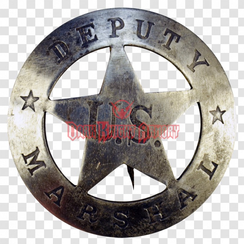 United States Marshals Service American Frontier Badge Sheriff Transparent PNG