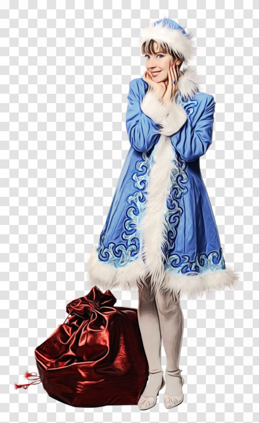 Clothing Blue Fur Electric Blue Outerwear Transparent PNG