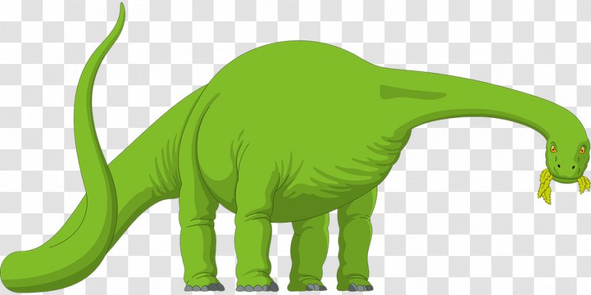 Brachiosaurus Dinosaur Size Clip Art - Royaltyfree - Abstract Green Low Profile Transparent PNG
