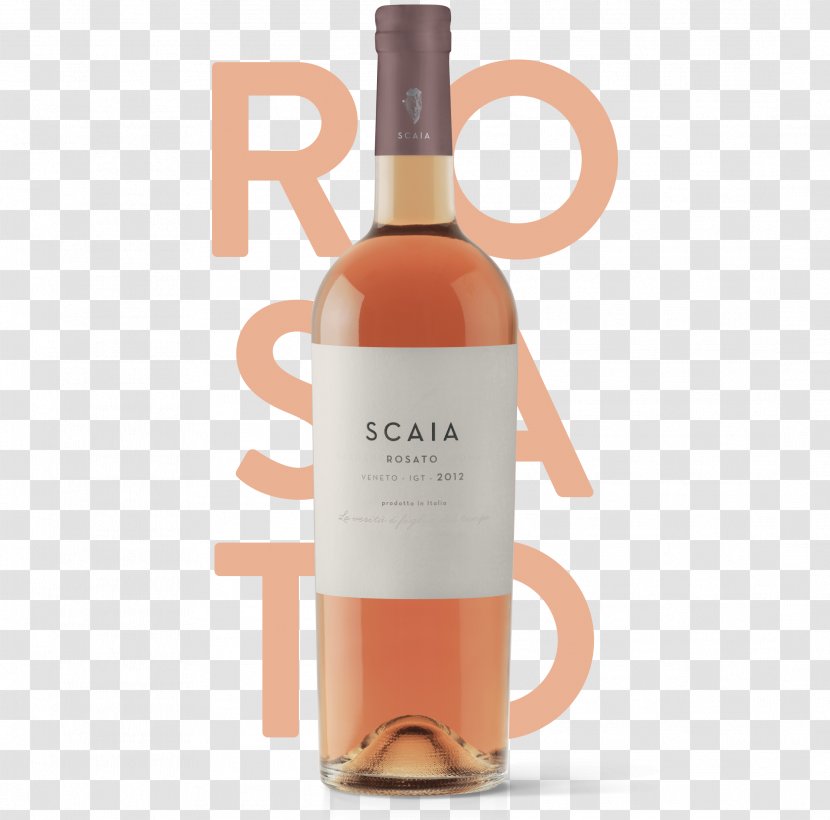 Rosé Wine Garganega Liqueur Rondinella - Glass Bottle - Rose Transparent PNG