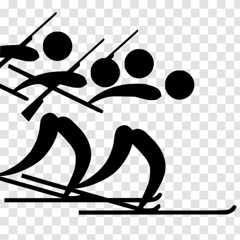 2018 Winter Olympics Olympic Games Biathlon At The 1924 - Artwork - Nordic Combined Transparent PNG