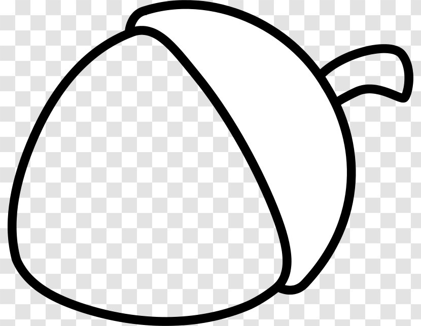 Coloring Book Acorn Drawing Adult Clip Art - Black And White - Cartoon Transparent PNG