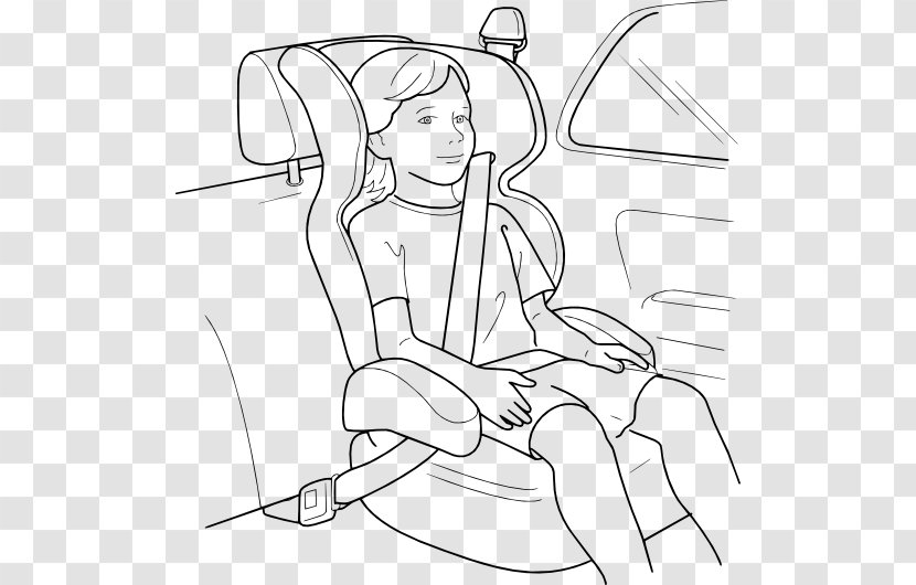 Baby & Toddler Car Seats Seat Belt Safety - Silhouette Transparent PNG