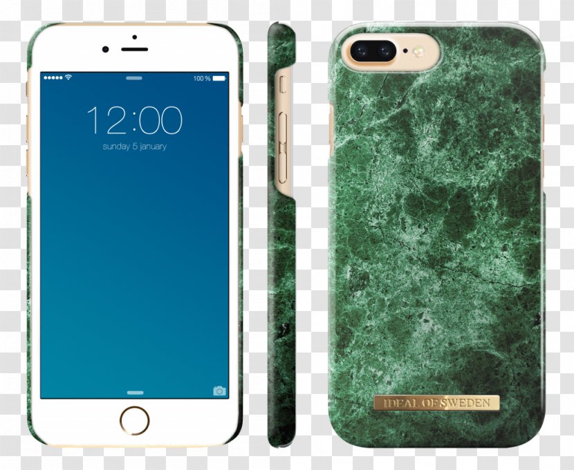 Apple IPhone 7 Plus 8 6s 5 - Mobile Phone - Green Marble Transparent PNG