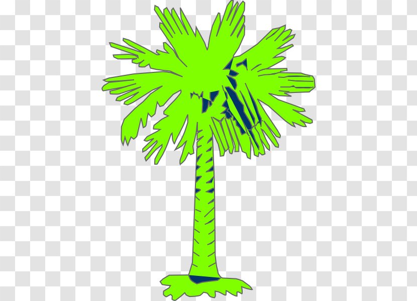 Flag Of South Carolina Sabal Palm Arecaceae Clip Art - Plant - Vector Transparent PNG