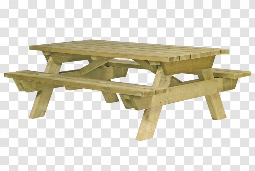 Table Bench Garden Furniture Wood - Outdoor Transparent PNG