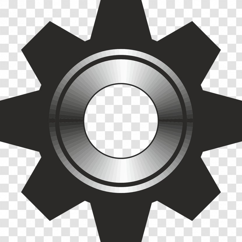 Gear Wheel Font Awesome - Gears Transparent PNG