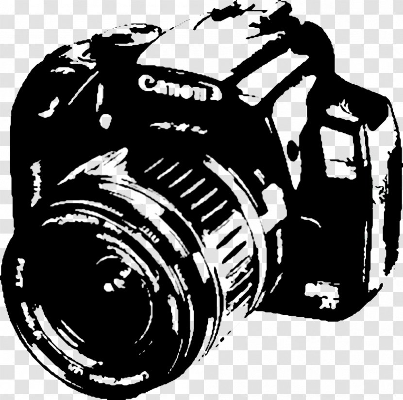 Canon EOS 6D Camera Clip Art - Drawing Transparent PNG