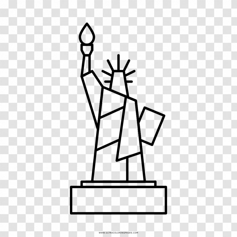 Statue Of Liberty Drawing Line Art Transparent PNG