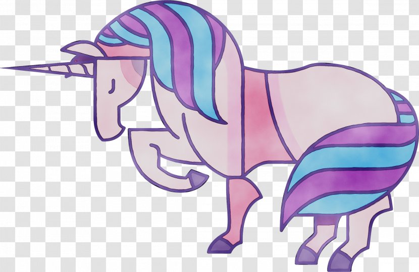 Unicorn Clip Art Cartoon Image - Pony - Fictional Character Transparent PNG