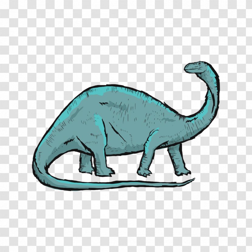 Apatosaurus Dinosaur Brontosaurus Image Photograph - Turquoise Transparent PNG