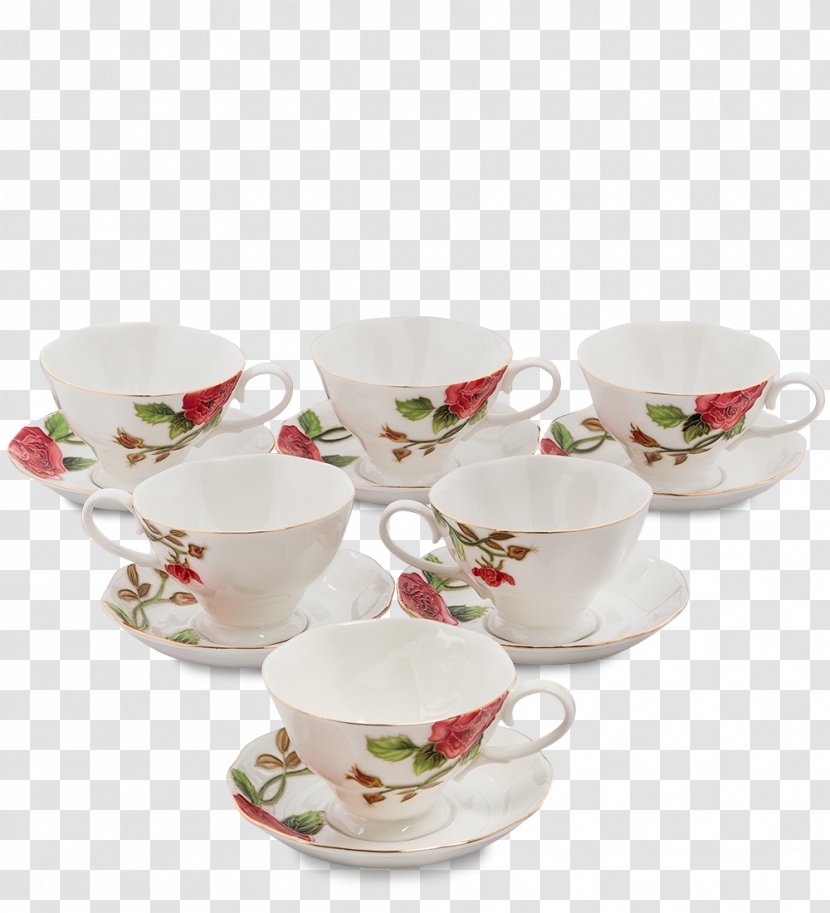 Coffee Cup Porcelain Service De Table Tea Saucer - Drinkware Transparent PNG
