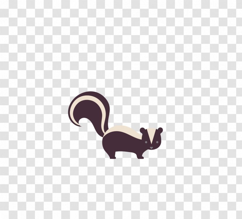 Striped Skunk Siberian Weasel - Carnivoran Transparent PNG