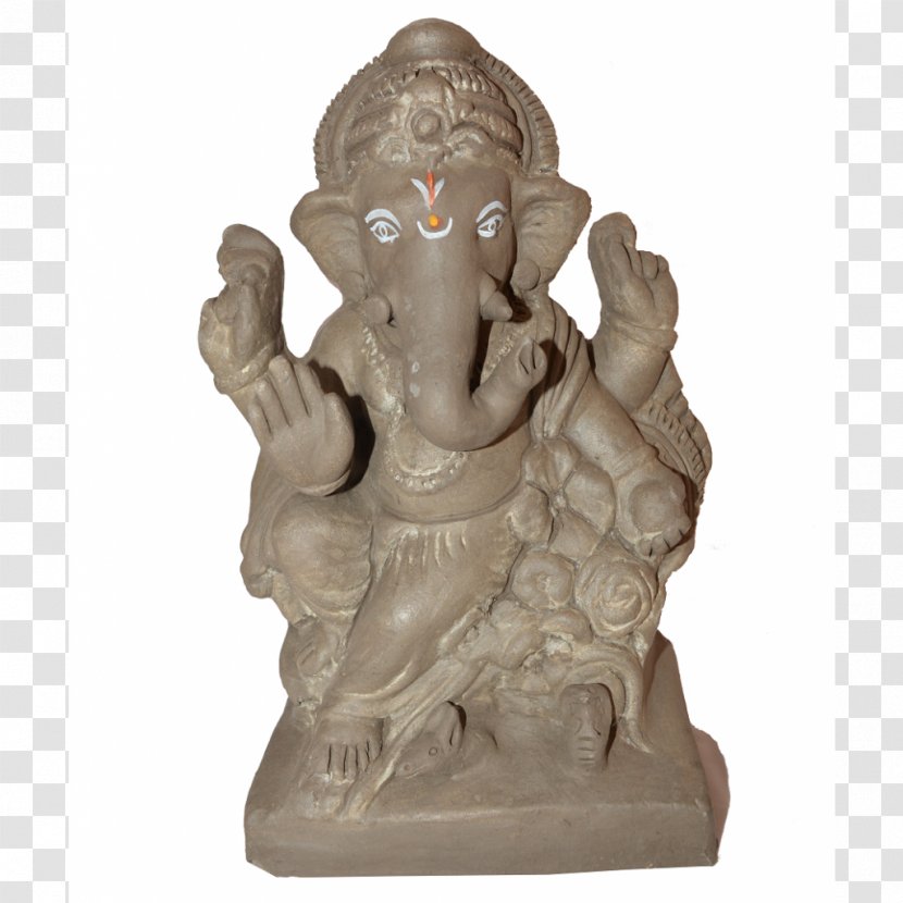 Ganesha Lakshmi Ganesh Chaturthi Murti Image - Sculpture Transparent PNG