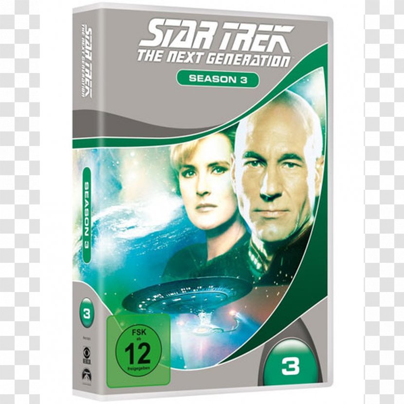 Patrick Stewart Star Trek: The Next Generation Deep Space Nine DVD Jean-Luc Picard - Dvd Transparent PNG