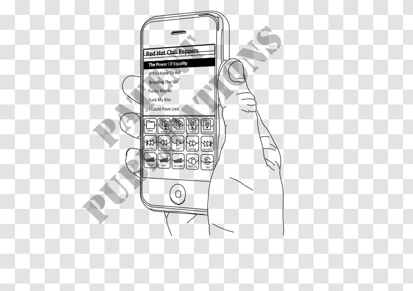 Paper Line Art Drawing White - Hand - Technology Transparent PNG