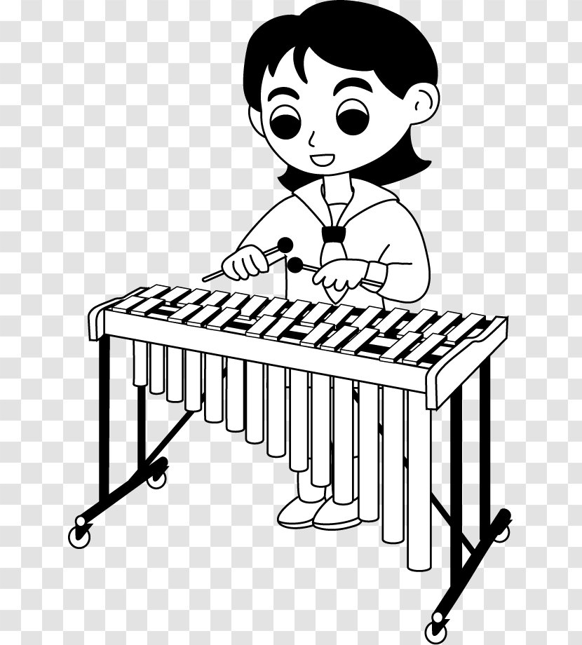 Xylophone Musical Instruments Marimba Clip Art - Heart Transparent PNG